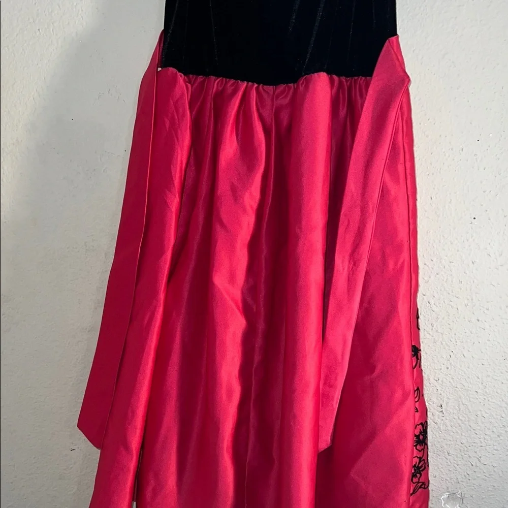 Charming Black and Pink Kids Formal Dress